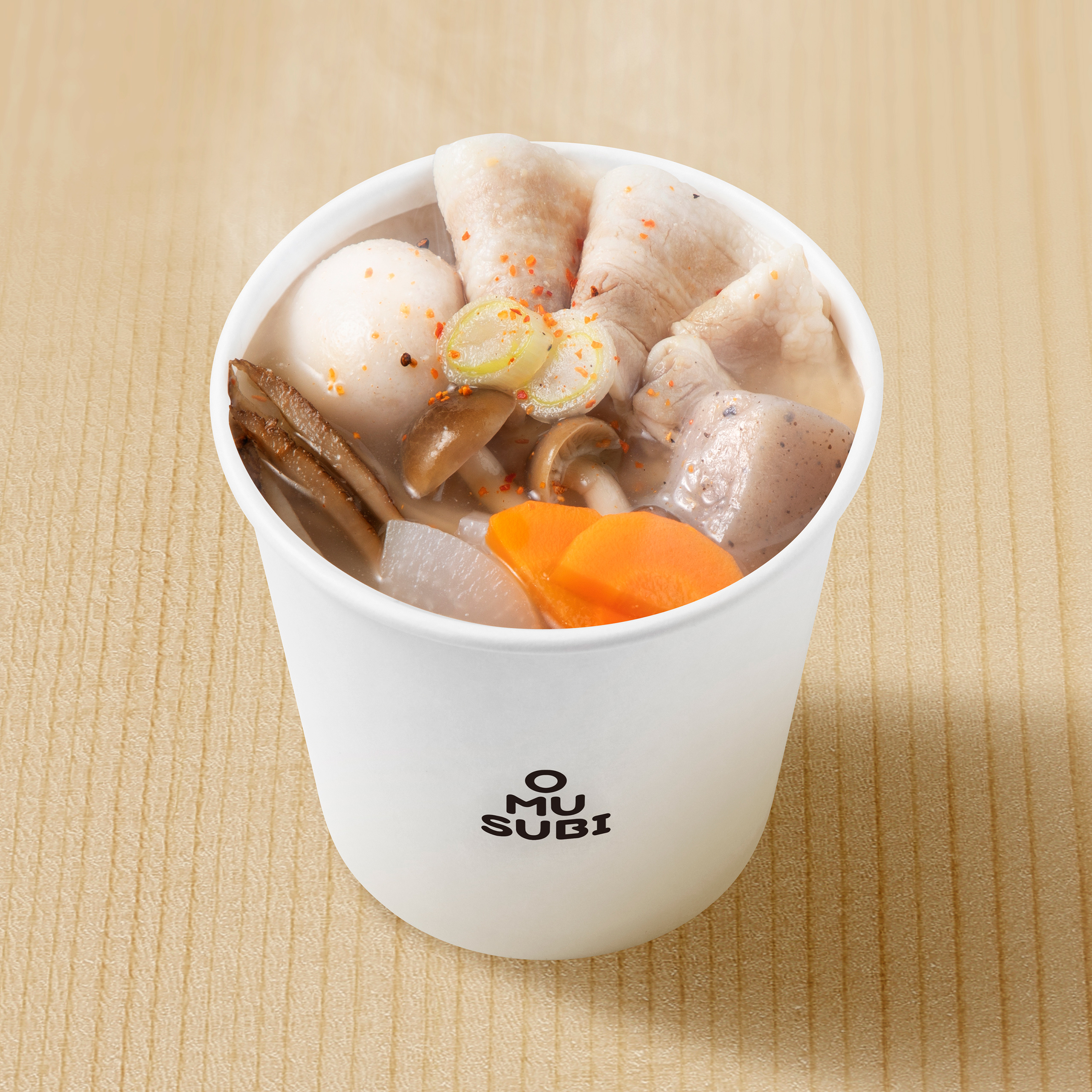 Kurobuta Pork and Vegetables Miso Soup OMUSUBI