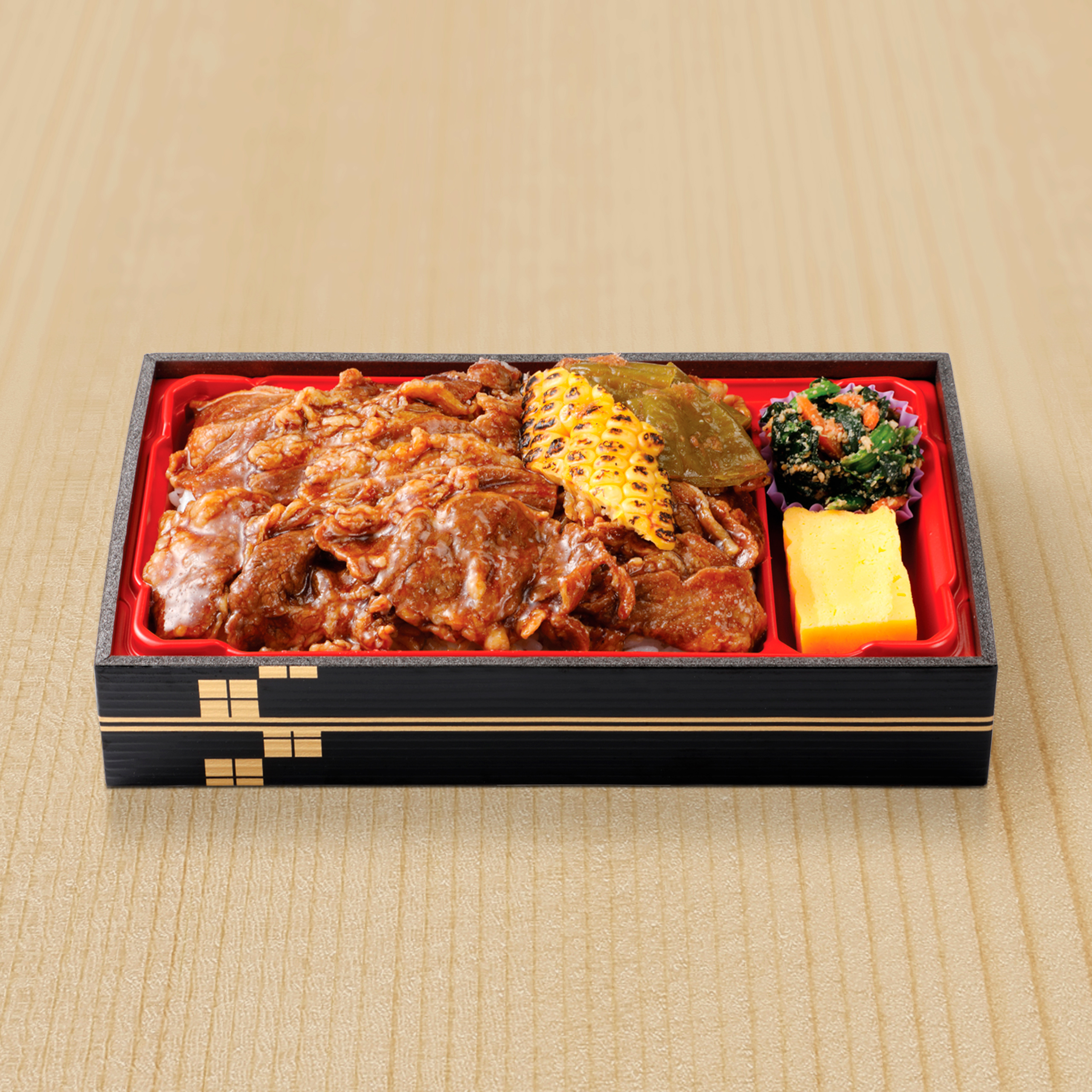 Grilled Beef Bento OMUSUBI